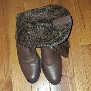 Rampage Brown Heeled Boots